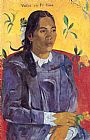 Paul Gauguin Famous Paintings - Woman with a Flower